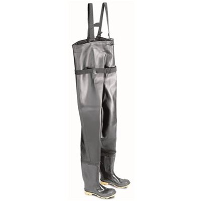 Chest Waders, Steel Toe, Size 6