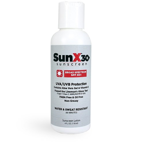 Sun X Sunscreen SPF 30+, 4oz Lotion