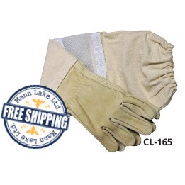 Bee Keeper Econ Vented Leather Glove, XL