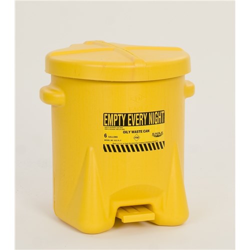 Safety Oil Waste Can 6 Gal Yellow