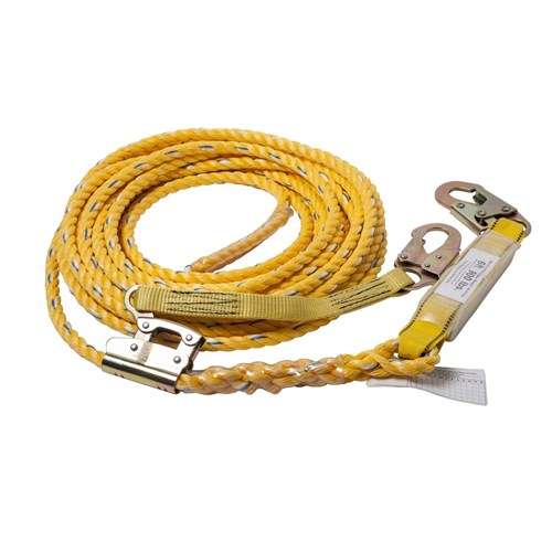 Rope Lifeline Sys, 200ft 5/8in Poly Rope