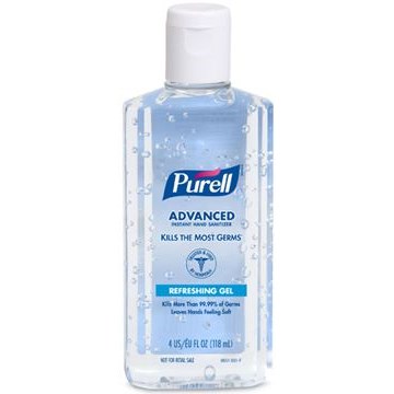 Purell Waterless Hand Sanitizer, 4 oz