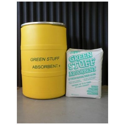 Green Stuff Absorbent, 55gal barrel