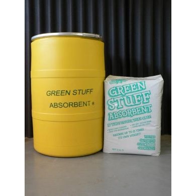 Green Stuff Absorbent, 55gal barrel