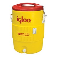 Igloo Plastic Beverage Cooler, 10 Gallon