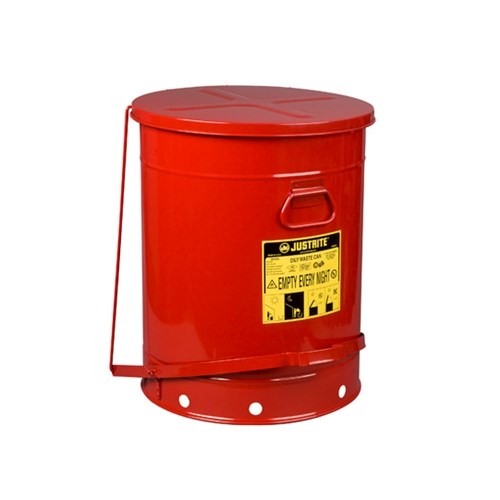 Oily Wast Can 21 Gal Foot Operated Cover