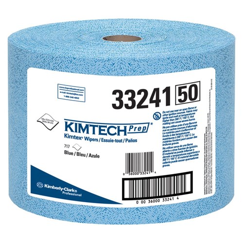 Kimtech Prep Wipers, Blue, Jumbo