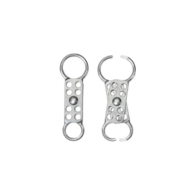 Hasp, Dual Jaw, Alum 1 In, 1-1/2 In Jaws