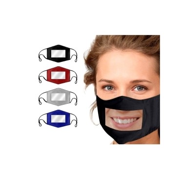 Face Mask, Clear, Adult Size