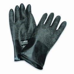 Butyl Glove,14 in 17 mil Smooth Grip, LG