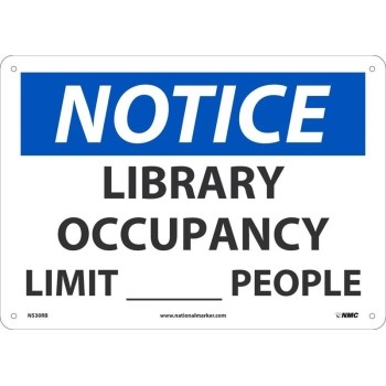 NOTICE LIBRARY OCCUPANCY