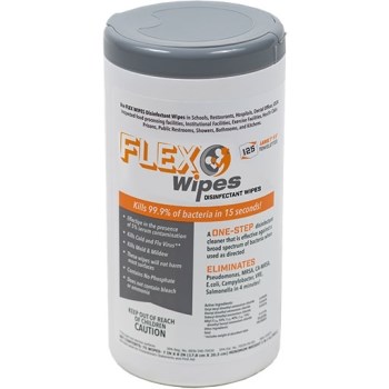 Flex Wipes Disinfectant Wipes, 125 ct.