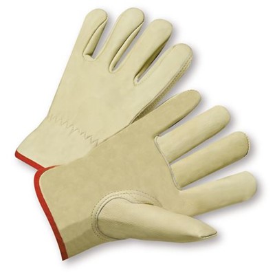 Cowhide Grain Leather Drivers Glove, SM