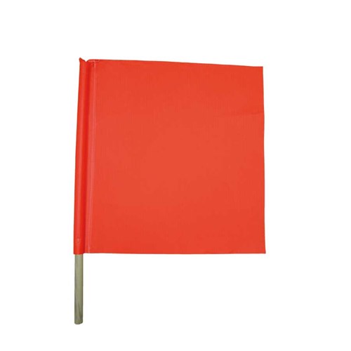 Traffic Flag, Orange, 18x18, Vinyl