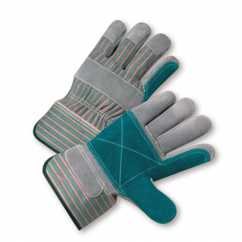 Double palm Rubberized Safety Cuff glove