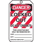 DANGER DO NOT OPERATE/LOCKOUT TAGS-25/PK
