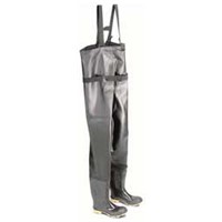 Chest Waders, Steel Toe, Size 11