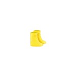 PVC Boot/ Shoe Cover, Yellow 15 Inch, 2X