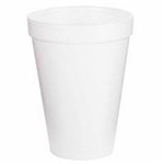 Insulated Disposable Foam Cup, 12oz