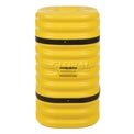9 Column Protector,Yellow w/Round Insert