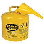 Safety Can, Type 1, 5 Gal Yellow, Diesel