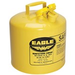 Safety Can, Type 1, Yellow, 5 Gallon