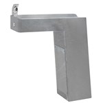 Barrier-free, 12 gauge galvanized steel,