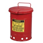 Oily Wast Can 10 Gal Hand Operated Cover