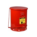 Oily Wast Can 21 Gal Foot Operated Cover