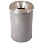 Cease Fire Receptacle 15 Gal Gray w/lid