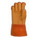 Linemans glove, buckskin, heavy, sz 10