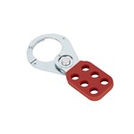 Lockout Hasp, 1-1/2 In Diameter Jaws, Re