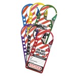 Assortment Labeled SnapOn Hasps 6 Colors