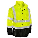 Storm Stopper Lime Rain Jacket. 4X-5X