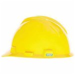 V-Gard Hard Hat, Ratchet, Yellow