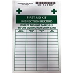 Custom Decal First Aid Inspection Record