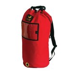 Large Rope Pack w/straps, Red