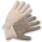 String Knit Glove, Dotted 1 Side