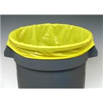 Can Liner, Yellow, 33"x40", 4 mil, Low