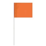 Wire marking flag, 4"x5" w/21" stake,